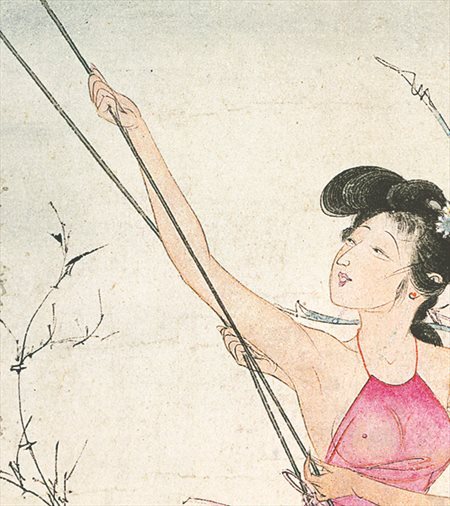 惠民-胡也佛的仕女画和最知名的金瓶梅秘戏图